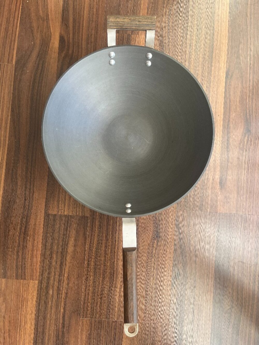 Vintage Calphalon Wok Fry Pan 13 Inch Commercial Anodized Aluminum G155HC